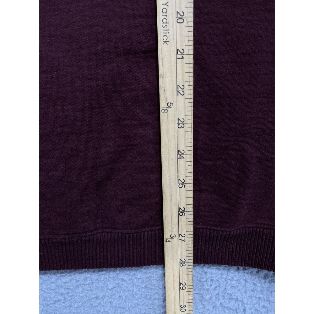 Bulletin Polo Shirt Mens Medium Maroon Whistler Since 1965 Long Sleeve Cotton - Picture 8 of 12
